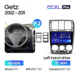 Штатная магнитола Teyes CC2 L PLUS для Hyundai Getz 1 (2002-2012)