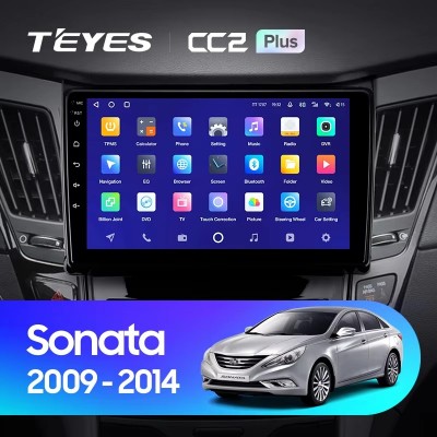 Штатная магнитола Teyes CC2 PLUS для Hyundai Sonata 6 (YF) (2009-2014)