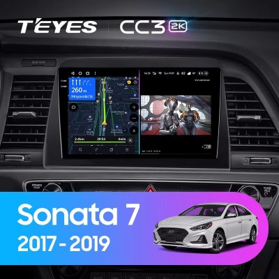 Штатная магнитола Teyes CC3 (2K) для Hyundai Sonata 7 (2017-2019)