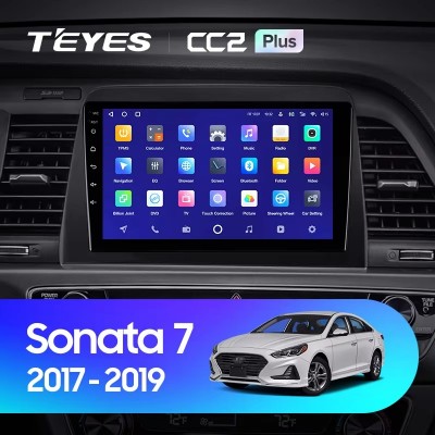 Штатная магнитола Teyes CC2 PLUS для Hyundai Sonata 7 (2017-2019)