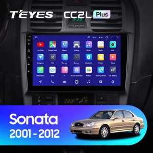 Штатная магнитола Teyes CC2 L PLUS для Hyundai Sonata EF (2001-2012)