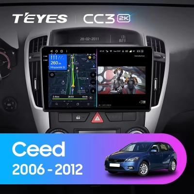 Штатная магнитола Teyes CC3 (2K) для Kia Ceed (2006-2012)