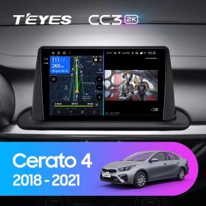 Штатная магнитола Teyes CC3 (2K) для Kia Cerato 4 (2018-2021)