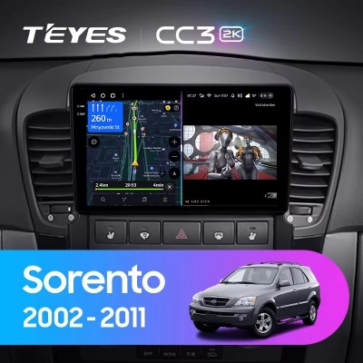 Штатная магнитола Teyes CC3 (2K) для Kia Sorento 1 BL (2002-2011)