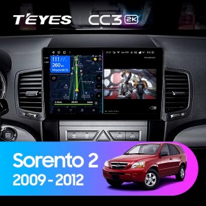 Штатная магнитола Teyes CC3 (2K) для Kia Sorento 2 XM (2009-2012)