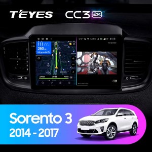 Штатная магнитола Teyes CC3 (2K) для Kia Sorento 3 (2014-2017)