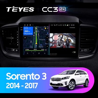 Штатная магнитола Teyes CC3 (2K) для Kia Sorento 3 (2014-2017)