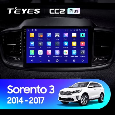 Штатная магнитола Teyes CC2 PLUS для Kia Sorento 3 (2014-2017)