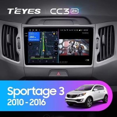 Штатная магнитола Teyes CC3 (2K) для Kia Sportage 2 (2004-2010)