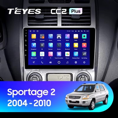 Штатная магнитола Teyes CC2 PLUS для Kia Sportage 2 (2004-2010)