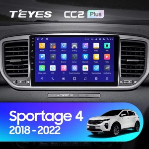 Штатная магнитола Teyes CC2 PLUS для Kia Sportage 4 Restyle (QL) (2018+)