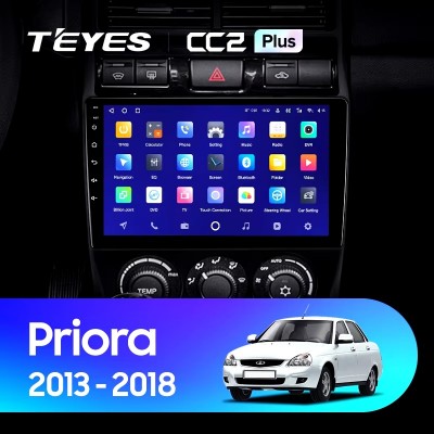 Штатная магнитола Teyes CC2 PLUS для Lada Priora 2 (2013-2018)