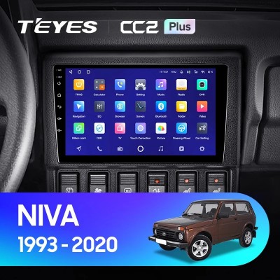 Штатная магнитола Teyes CC2 L PLUS для LADA Niva 1 (1993-2020)