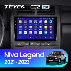 Штатная магнитола Teyes CC2 PLUS для LADA Niva 2 (2021-2024)