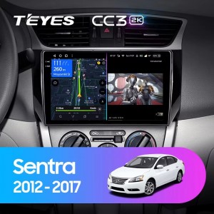 Штатная магнитола Teyes CC3 (2K) для Nissan Sentra B17 (2012-2017)