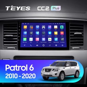 Штатная магнитола Teyes CC2 PLUS для Nissan Patrol (Y62) (2010+)