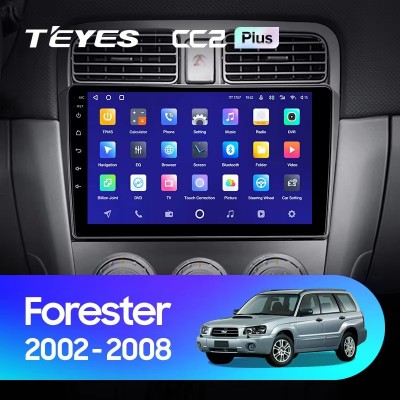 Штатная магнитола Teyes CC2 PLUS для Subaru Forester 2 (2002-2008)