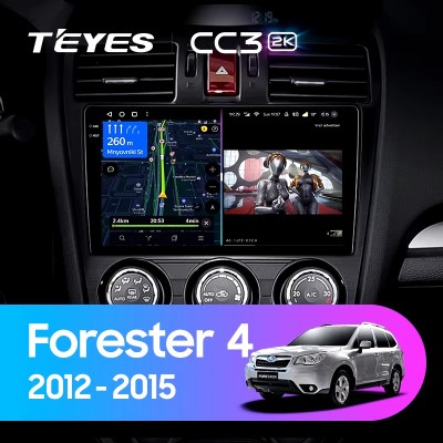 Штатная магнитола Teyes CC3 (2K) для Subaru Forester 4 (2012+)