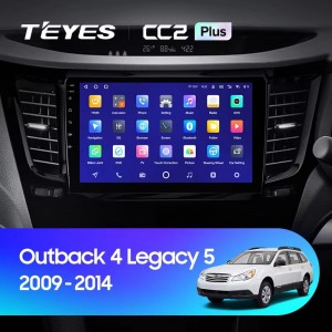 Штатная магнитола Teyes CC2 PLUS для Subaru Legacy 5 (2009-2018)