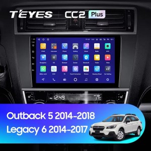 Штатная магнитола Teyes CC2 L PLUS для Subaru Outback 5 (2014-2018)