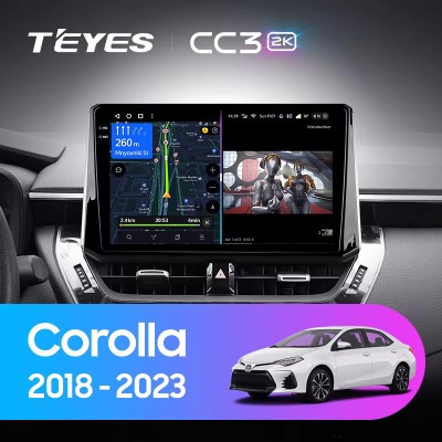 Штатная магнитола Teyes CC3 (2K) для Toyota Corolla 12 (E210) (2018+)