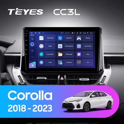 Штатная магнитола Teyes CC3L для Toyota Corolla 12 (E210) (2018+)