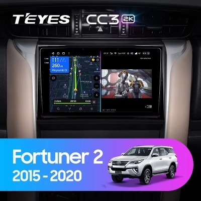 Штатная магнитола Teyes CC3 (2K) для Toyota Fortuner 2 (2015+)