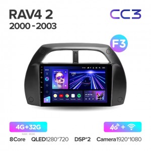 Штатная магнитола Teyes CC3L для Toyota RAV4 2 CA20 (2000-2005)