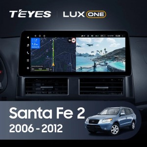 Штатная магнитола Teyes LUX ONE для Hyundai Santa Fe 2 (2006-2012) 