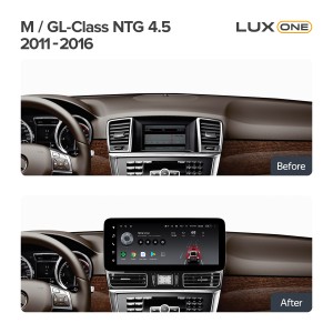 Штатная магнитола Teyes LUX ONE для Mercedes Benz M-Class 3 W166 / GL-Class 2 X166【NTG 4.5】【Left hand drive】(2011-2016)