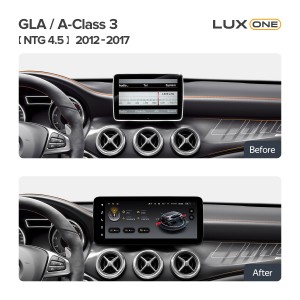 Штатная магнитола Teyes LUX ONE для Mercedes Benz A-Class 3 W176 / GLA-Class X156【NTG 4.5】2012-2017