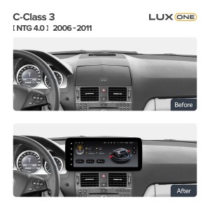 Штатная магнитола Teyes LUX ONE для Mercedes Benz C-Class 3 W204 C204 S204【NTG 4.0】(2006-2011)