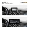 Штатная магнитола Teyes LUX ONE для Mercedes Benz B-Class 2 T246 T242 W246【NTG 4.5】(2011-2018)