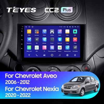 Штатная магнитола Teyes CC2 PLUS для Chevrolet Aveo 1 (2006-2012)