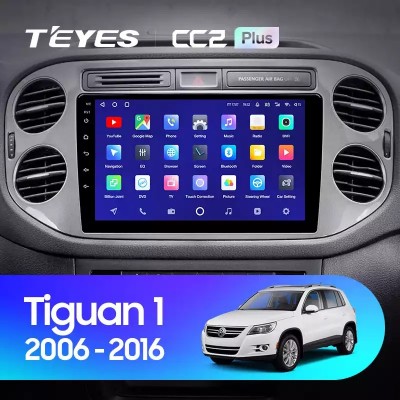 Штатная магнитола Teyes CC2 PLUS для Volkswagen Tiguan 1 (2006-2017)