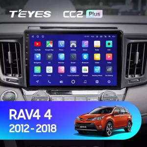 Штатная магнитола Teyes CC2 L PLUS  для Toyota RAV4 (2012-2018)