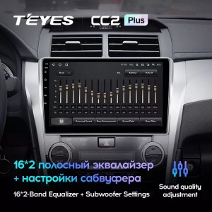 Штатная магнитола Teyes CC2 PLUS для Toyota Camry 50/55 (2011-2014)