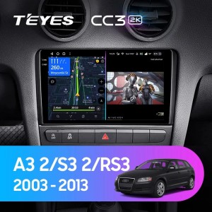 Штатная магнитола Teyes CC3 (2K) для Audi A3 (8P) (2003-2013)