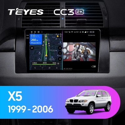 Штатная магнитола Teyes CC3 (2K)  для BMW X5 (1999-2006)