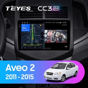 Штатная магнитола Teyes CC3 (2K)  для Chevrolet Aveo 2 (2011-2015)