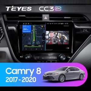 Штатная магнитола Teyes CC3 (2K) для Toyota Camry 70 (2017-2020)