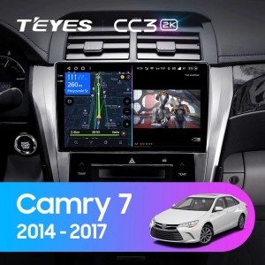 Штатная магнитола Teyes CC3 (2K) для Toyota Camry 50/55 (2014-2017)