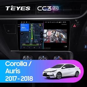 Штатная магнитола Teyes CC3 (2K) для Toyota Corolla 11 Restyle (2017-2018)