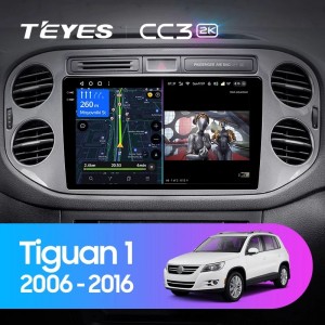 Штатная магнитола Teyes CC3 (2K) для Volkswagen Tiguan 1 (2006-2017)