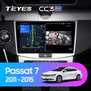 Штатная магнитола Teyes CC3 (2K) для Volkswagen Passat B7 (2011-2015)