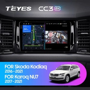 Штатная магнитола Teyes CC3 (2K) для Skoda Kodiaq (2016-2020)