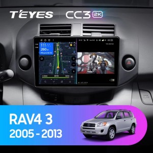 Штатная магнитола Teyes CC3 (2K) для Toyota Rav 4 (2005-2013)