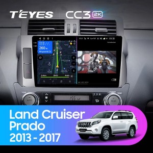 Штатная магнитола Teyes CC3 (2K) для Toyota Land Cruiser Prado 150 (2017+)