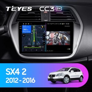 Штатная магнитола Teyes CC3 (2K) для Suzuki SX4 2 (2012-2016)