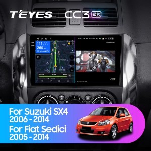 Штатная магнитола Teyes CC3 (2K) для Suzuki SX4 1 (2006-2014)